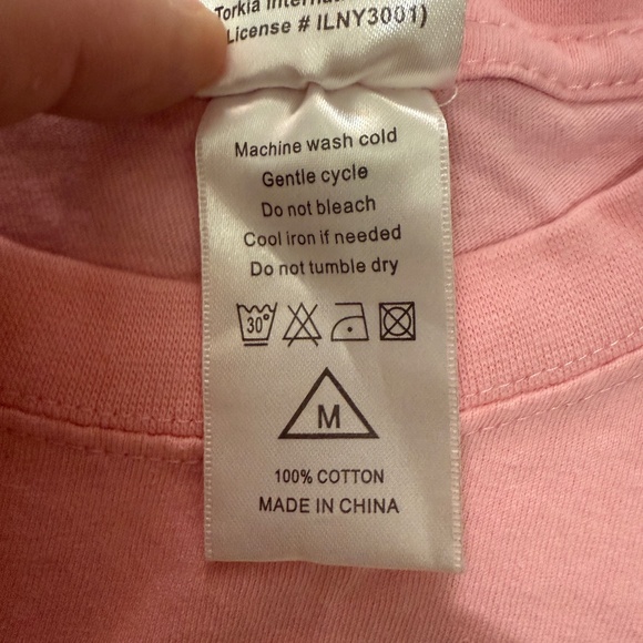 I Love NY Graphic Tee Pink Regular Fit - Picture 7 of 8